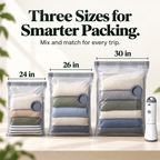 PackMore Vacuum Travel Bag Kit