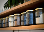 Shelf with spices